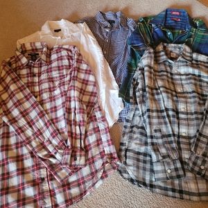 Mixed lot of boys dress shirts